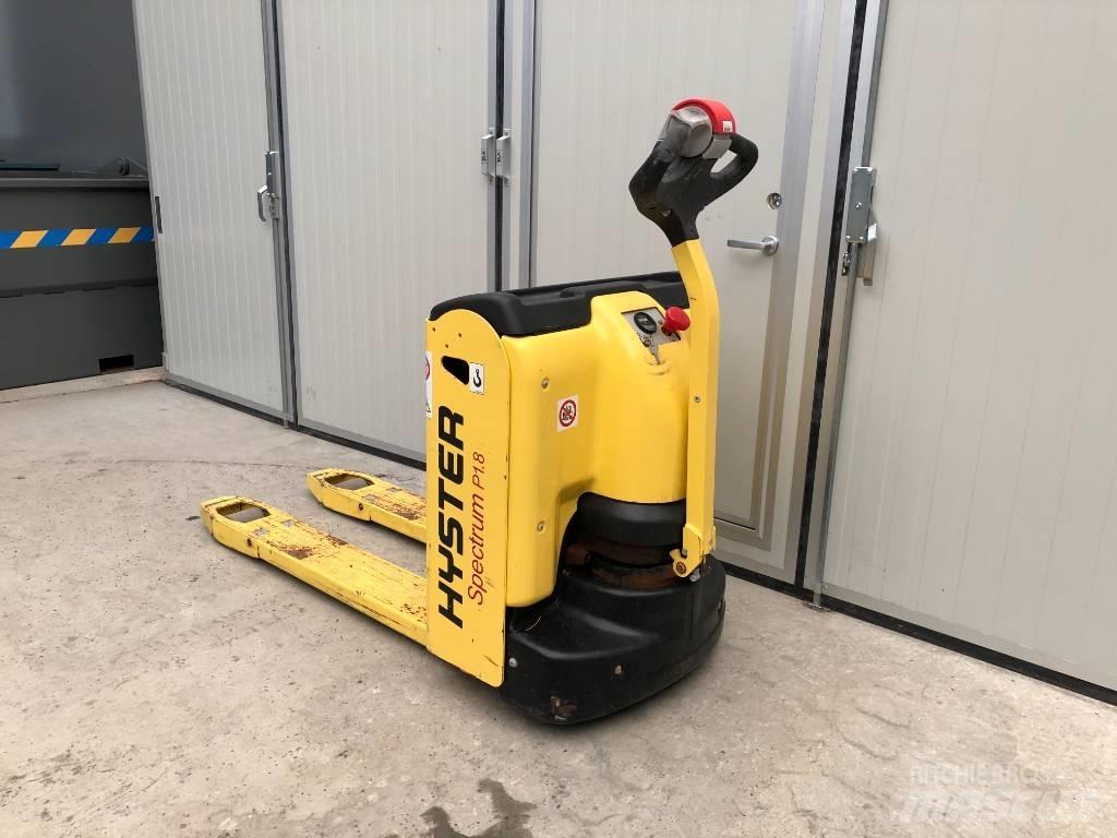 Hyster P 1.8 AC Zemie palešu pacēlāji