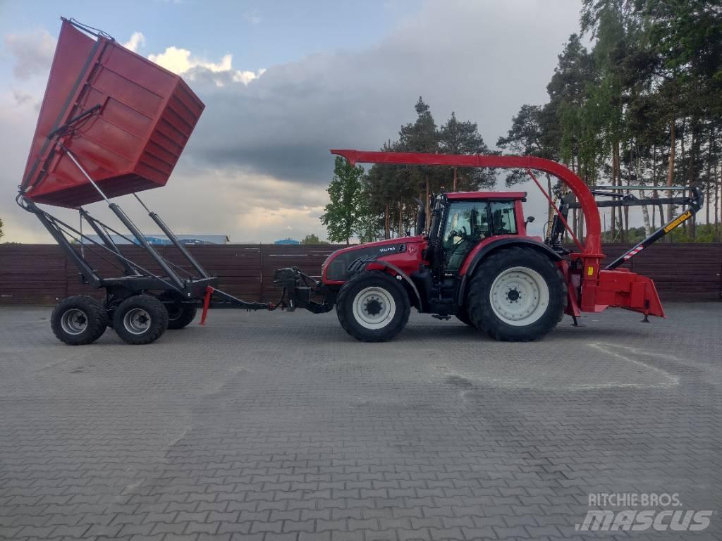 Valtra T202 Koksnes šķeldotāji