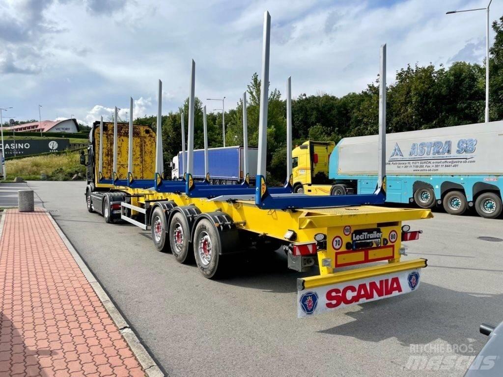 Lecitrailer 3E 20 Kokmateriālu vešanas piekabes