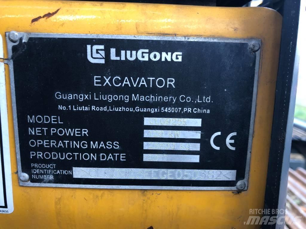 LiuGong 925E Kāpurķēžu ekskavatori