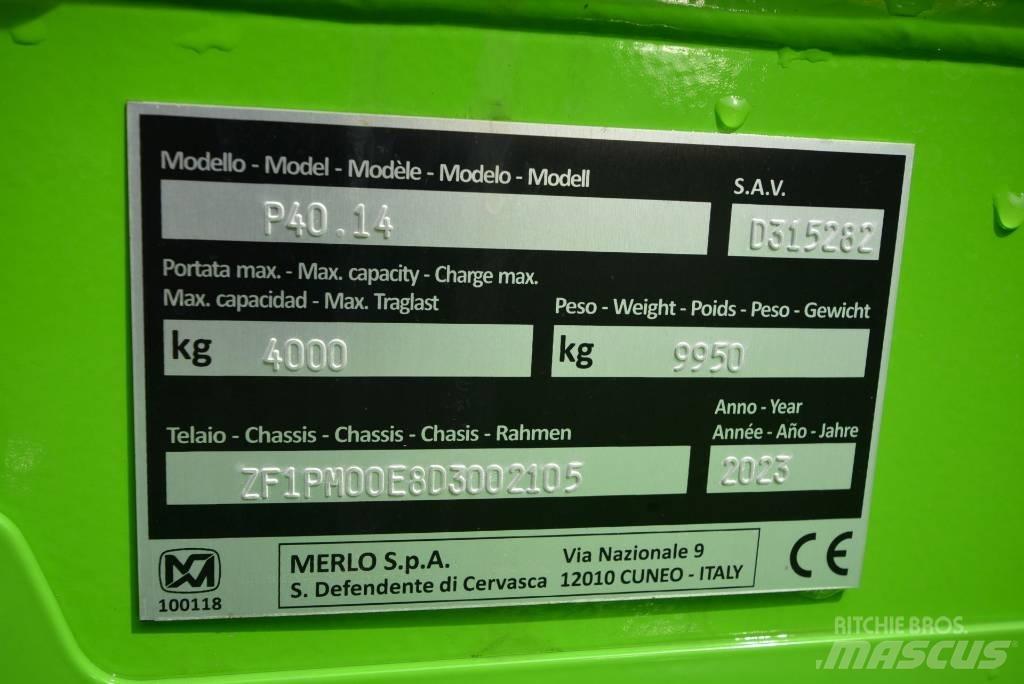 Merlo 40.14 Teleskopiskie manipulatori