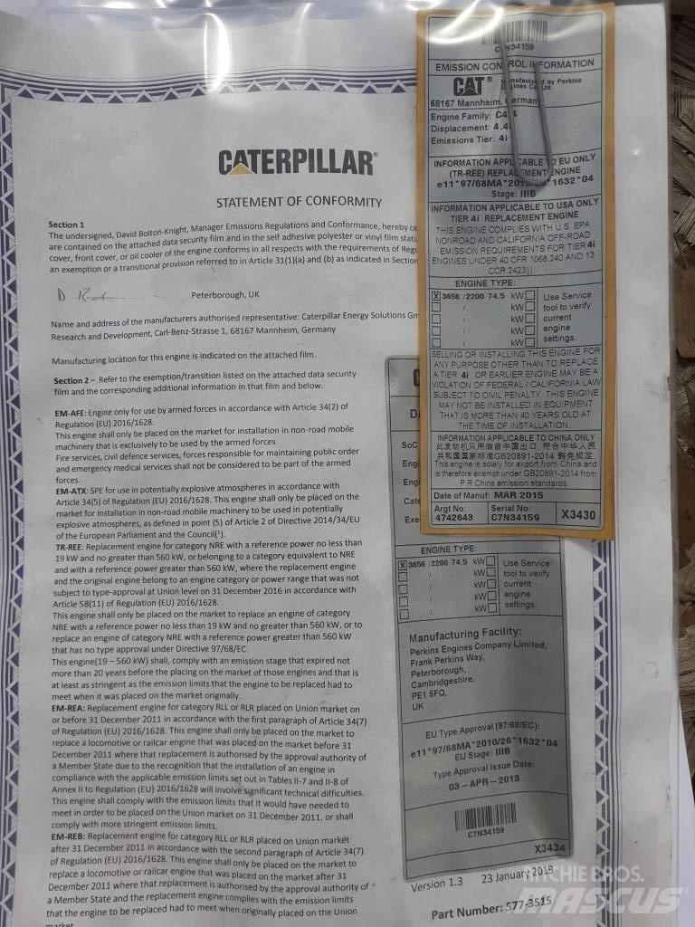 CAT Motor 3056 Dzinēji
