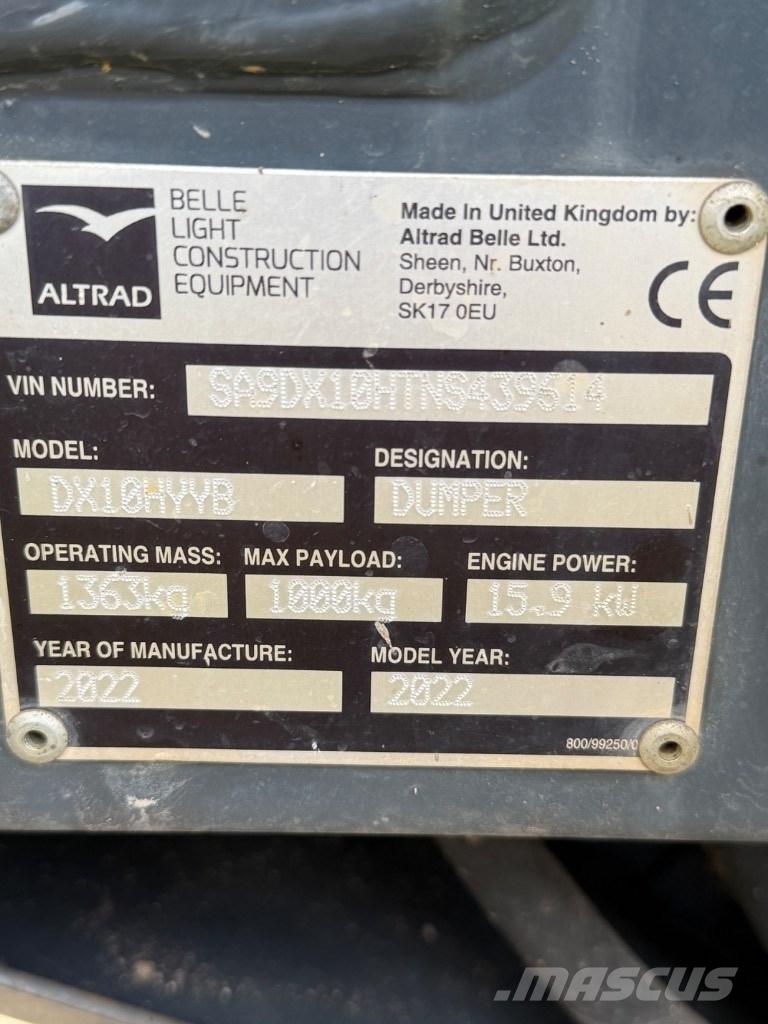 Belle DX1000HT Mini pašizgāzēji