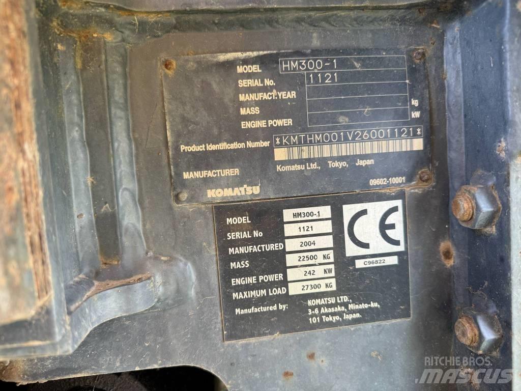 Komatsu HM300-1 Artikulētie pašizgāzēji