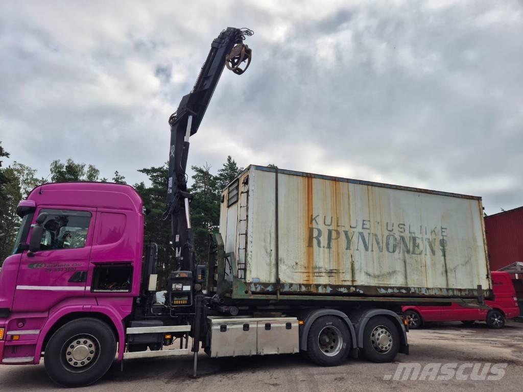 Scania R 410 Smagās mašīnas ar celtni