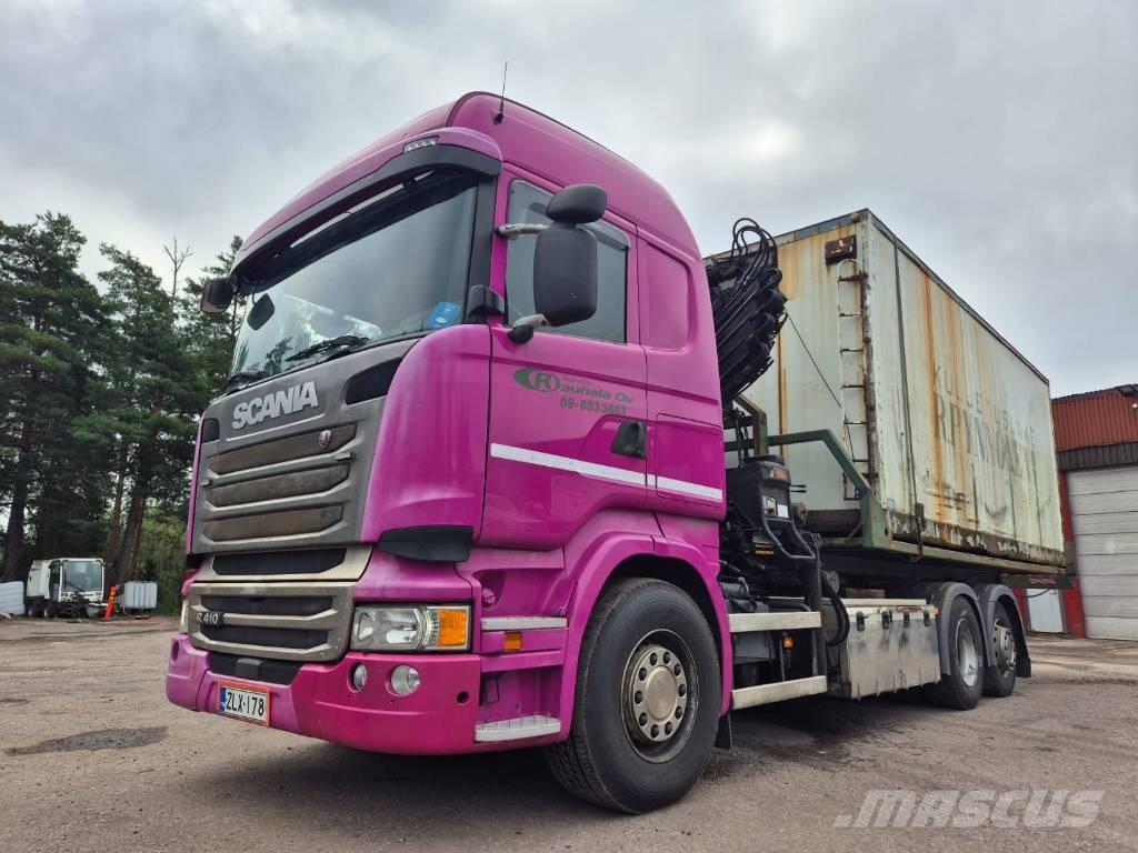 Scania R 410 Smagās mašīnas ar celtni