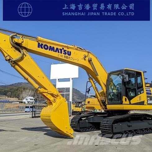 Komatsu PC 200 Kāpurķēžu ekskavatori