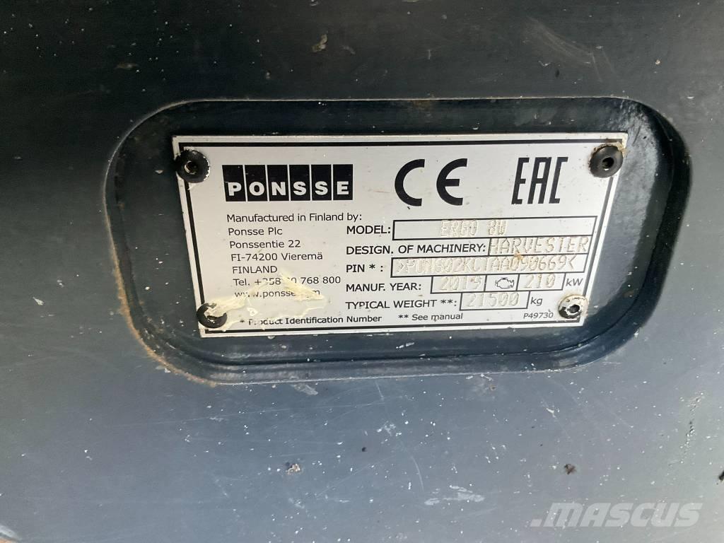 Ponsse ERGO 8W Harvesteri