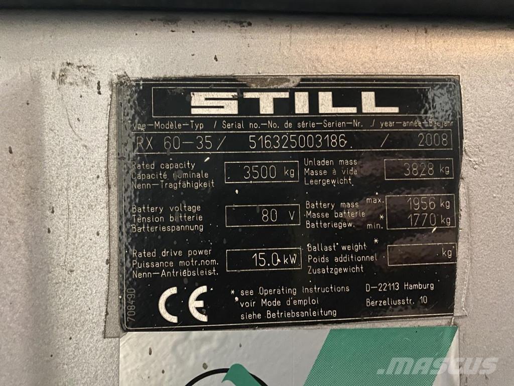 Still RX60-35 Elektriskie iekrāvēji