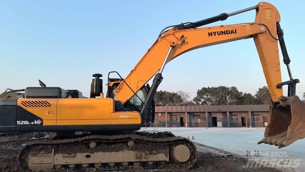 Hyundai R520L-9VS Kāpurķēžu ekskavatori
