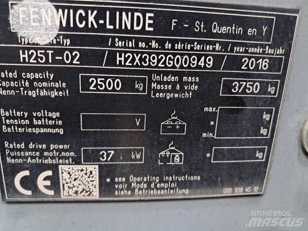 Linde H25T-02 LPG tehnika