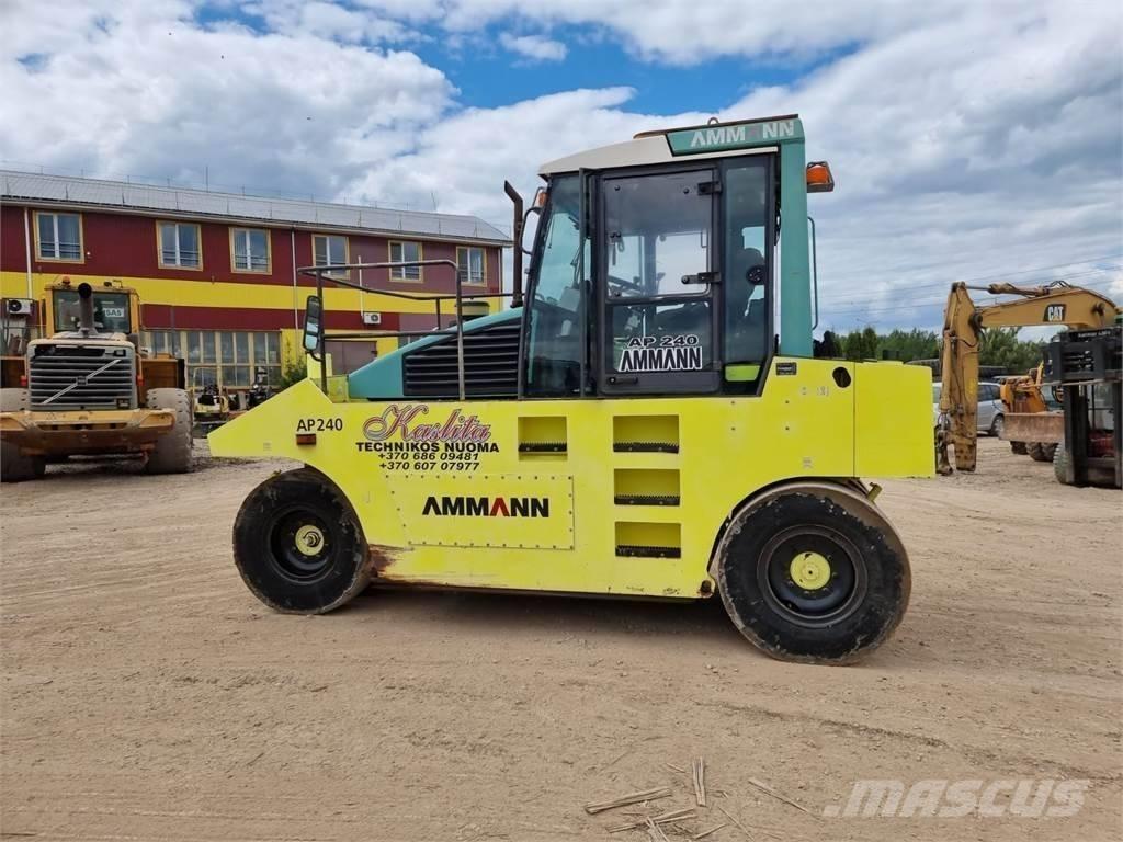 Ammann AP 240 Pneimatiskie veltņi