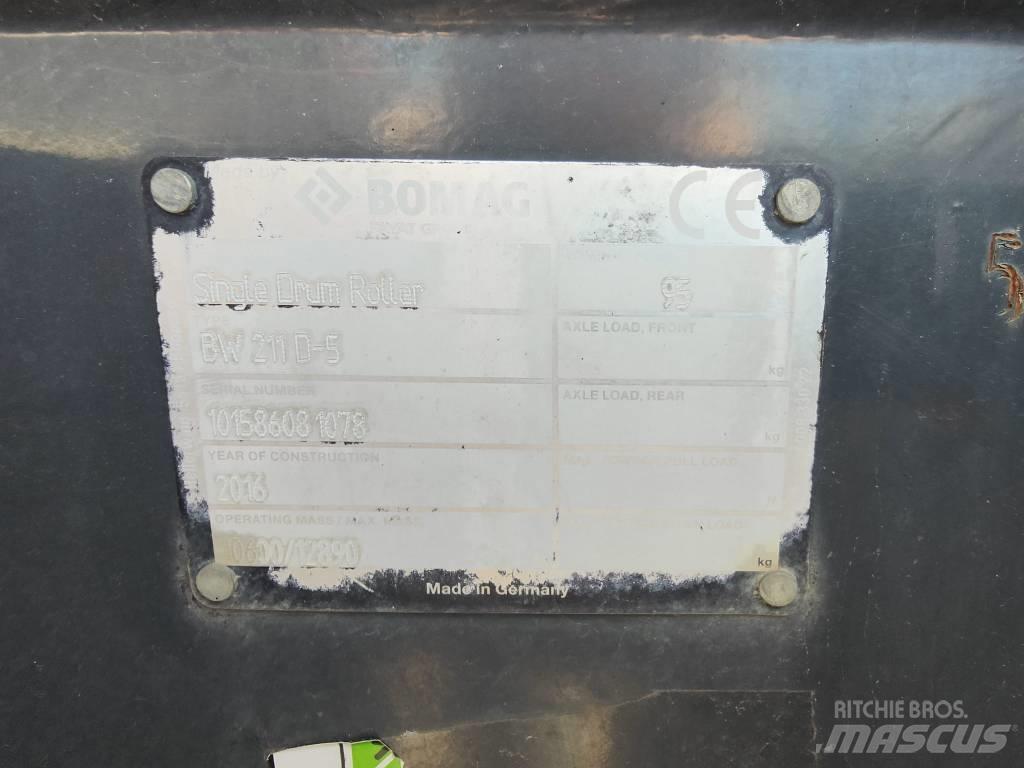 Bomag BW 211 D-50 Pneimatiskie veltņi