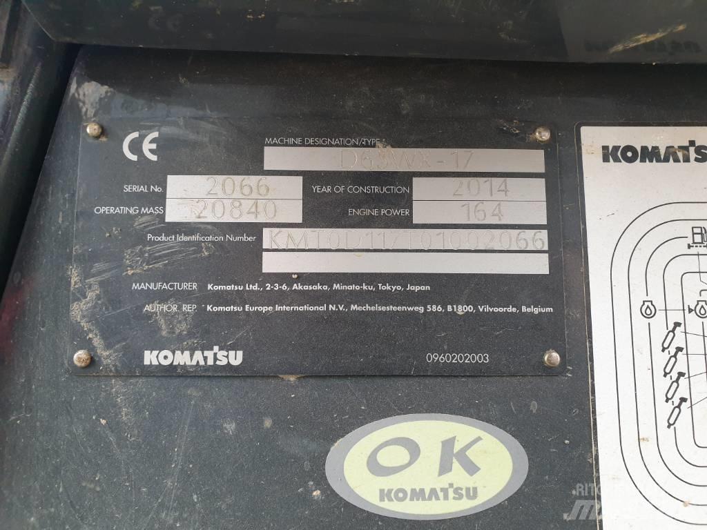 Komatsu D 65 WX-17 Kāpurķēžu buldozeri