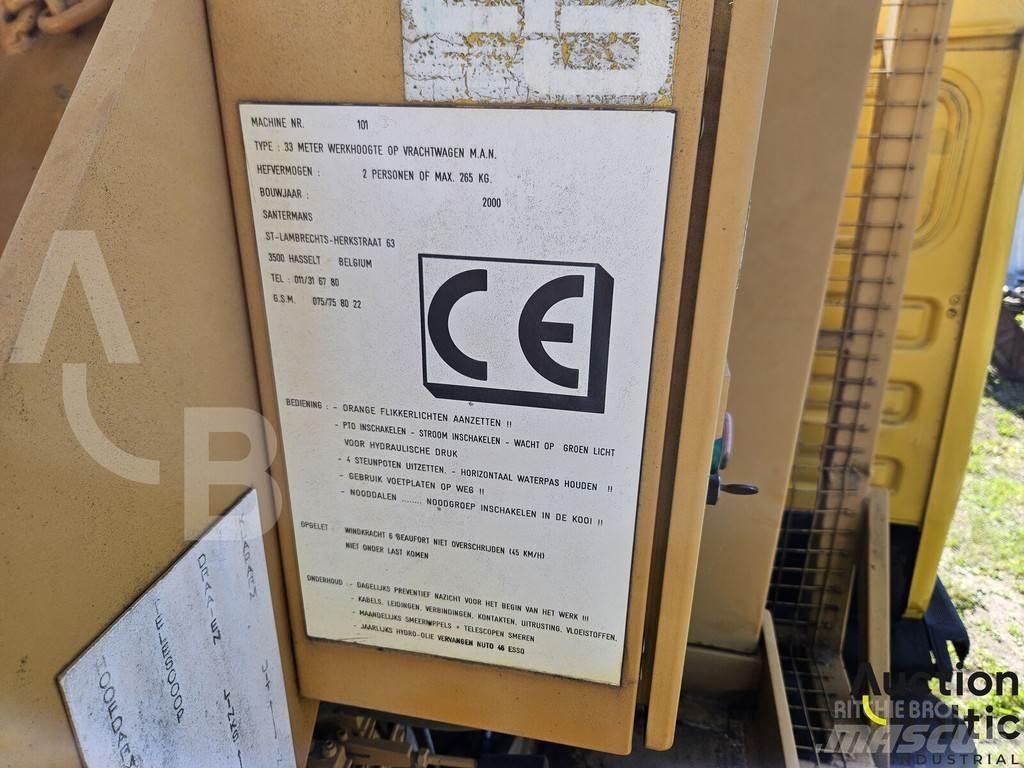 MAN M90 Pacēlāji uz automašīnas bāzes