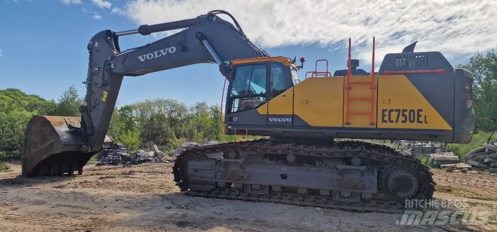 Volvo EC 750 E Kāpurķēžu ekskavatori