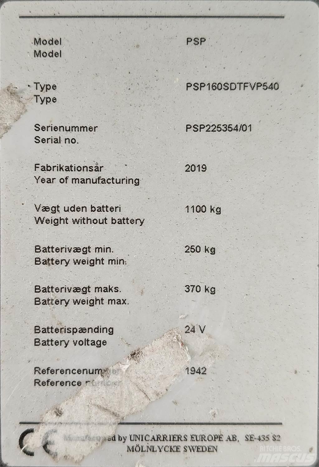 Atlet PSP160 Hidrauliskās stalažas ar platformu