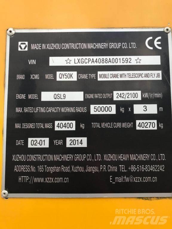 XCMG QY50K UNUSED Visurgājēji celtņi