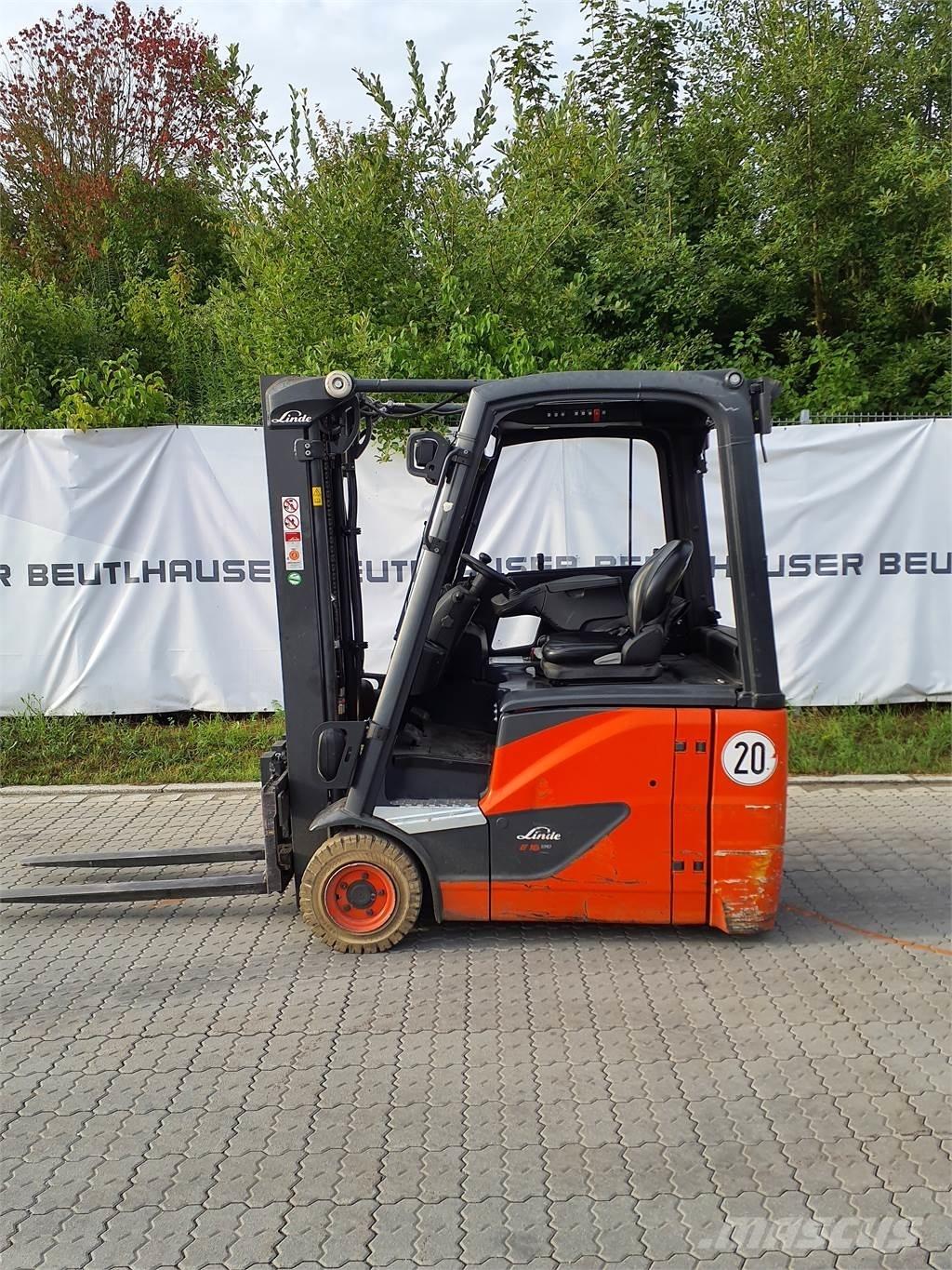 Linde E16 Elektriskie iekrāvēji