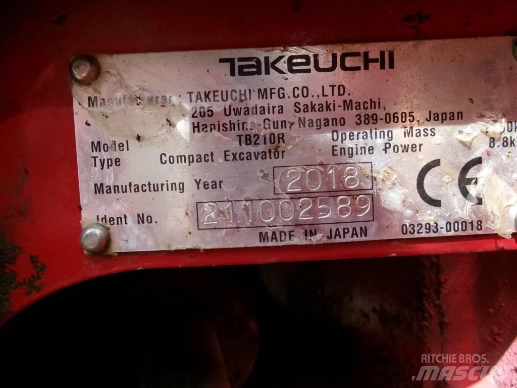 Takeuchi TB 210 R Mini ekskavatori < 7 t