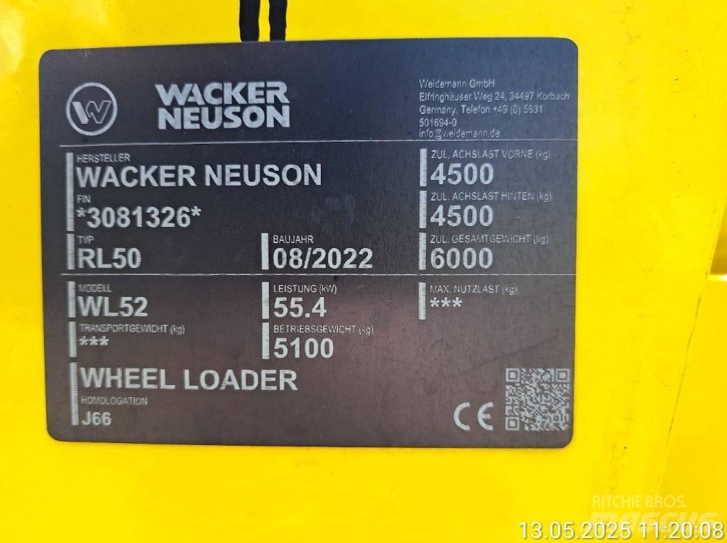Wacker Neuson WL52 Iekrāvēji uz riteņiem