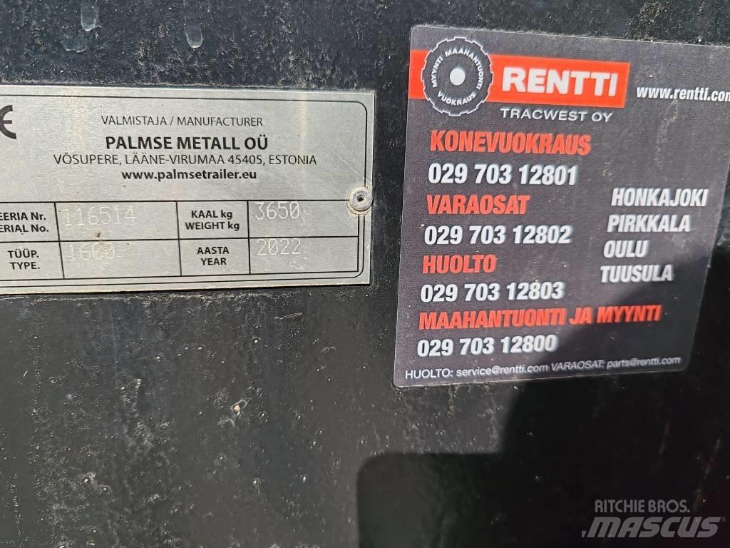 Palmse Trailer 1600 Treileri-pašizgāzēji