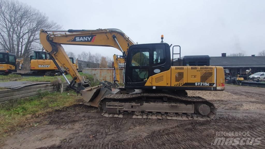 Sany SY 215 C Kāpurķēžu ekskavatori