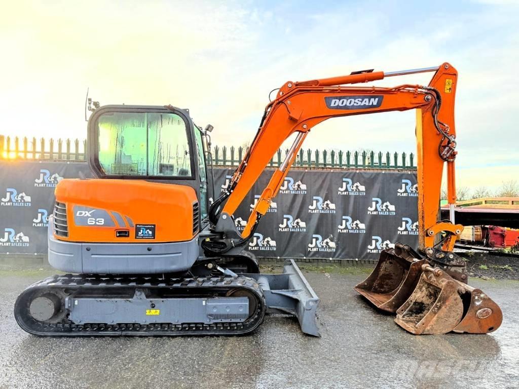 Doosan DX 63-3 Kāpurķēžu ekskavatori
