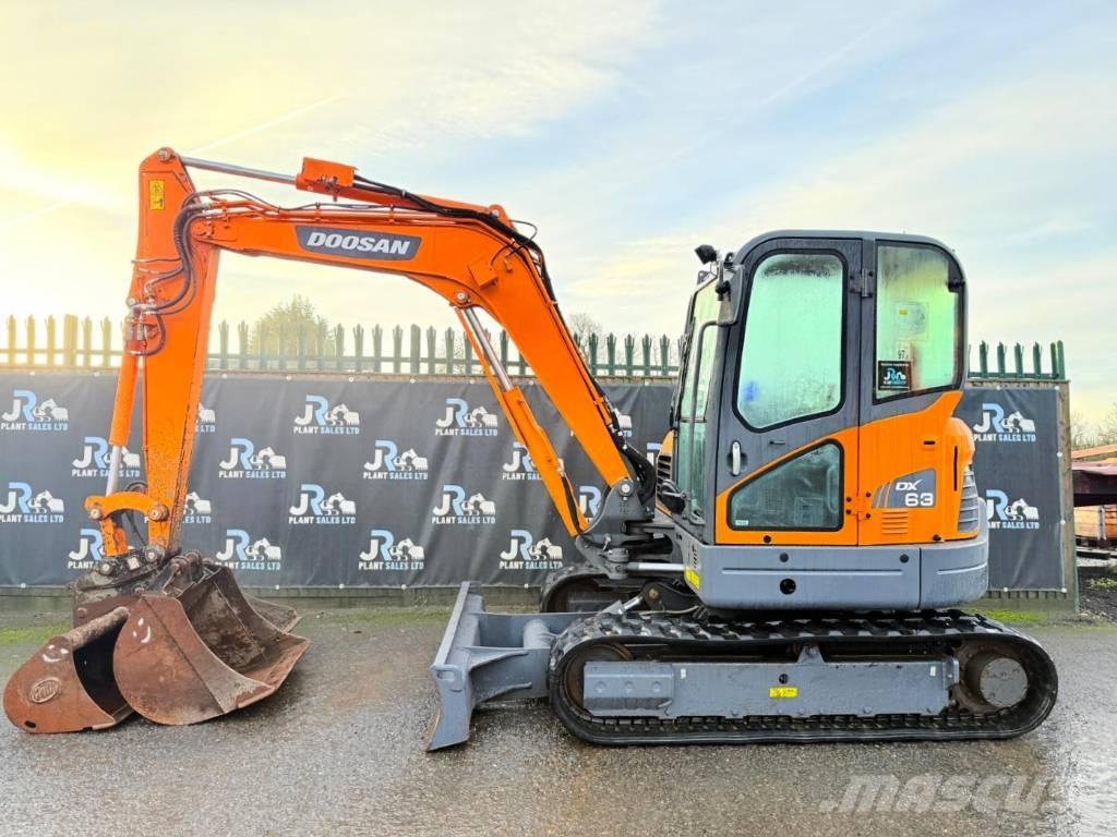 Doosan DX 63-3 Kāpurķēžu ekskavatori
