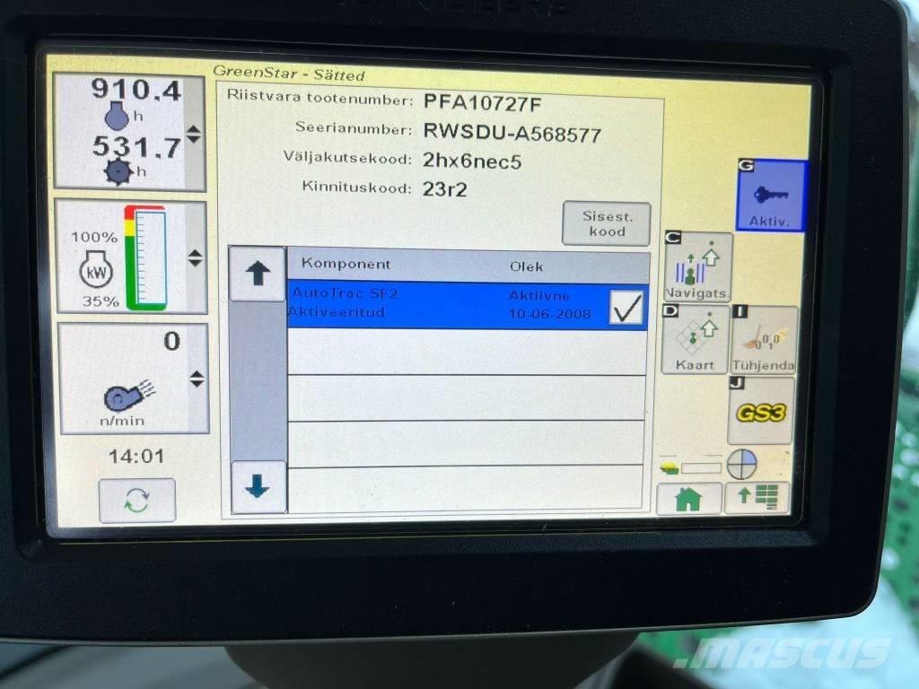 John Deere T 660 Ražas novākšanas kombaini