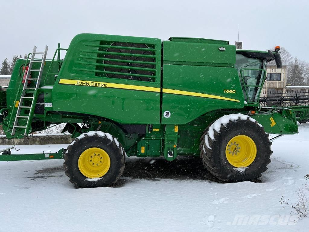John Deere T 660 Ražas novākšanas kombaini