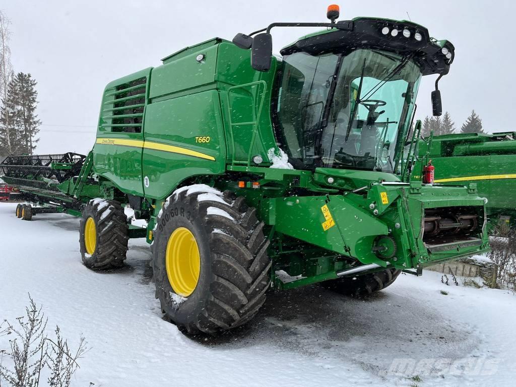 John Deere T 660 Ražas novākšanas kombaini