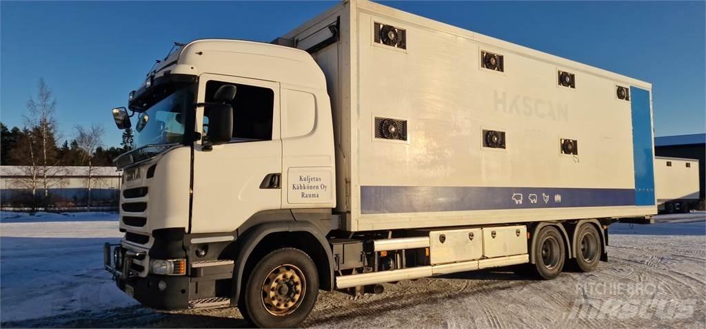 Scania R450 Dzīvnieku pārvadāšanas transports