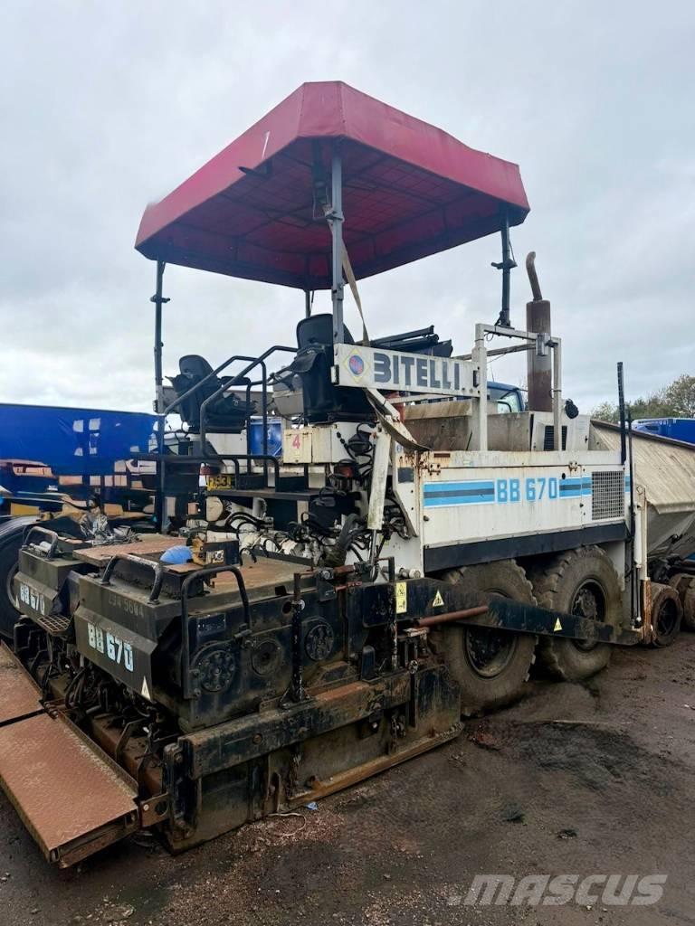 Bitelli BB 670 Asfalta klājēji