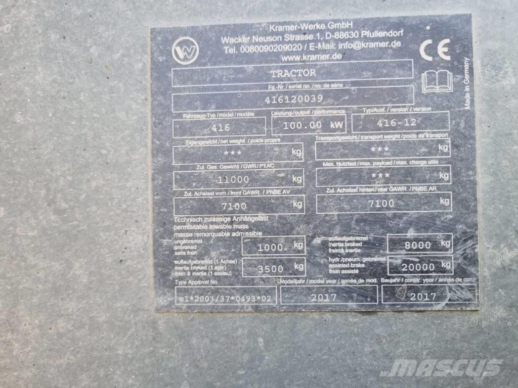 Kramer KT 447 Teleskopiskie manipulatori