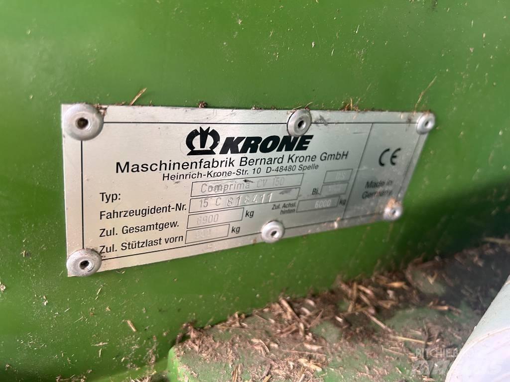 Krone CV150XC Rituļu preses