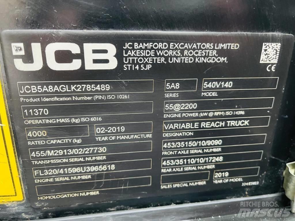 JCB 540-140 Teleskopiskie manipulatori