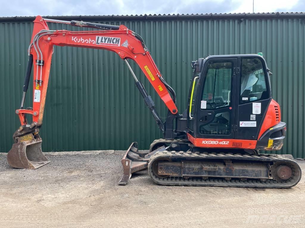 Kubota KX 080-4 Vidēja lieluma ekskavatori 7 t - 12 t