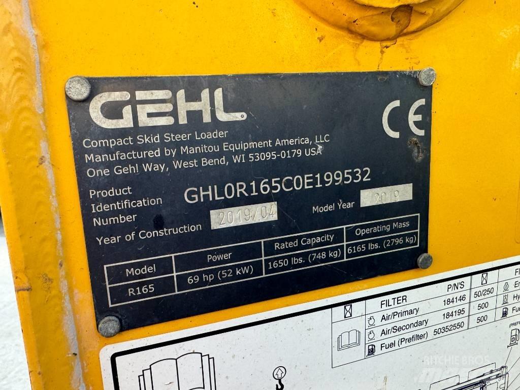 Gehl R 165 Lietoti riteņu kompaktiekrāvēji