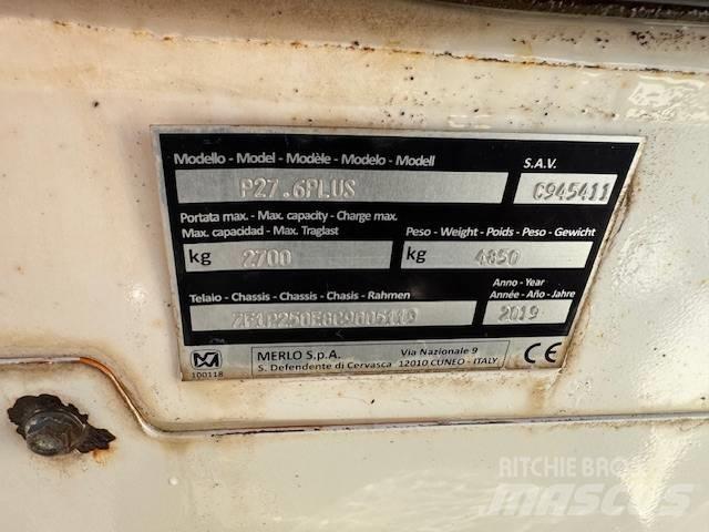 Merlo P27.6 Plus Teleskopiskie manipulatori