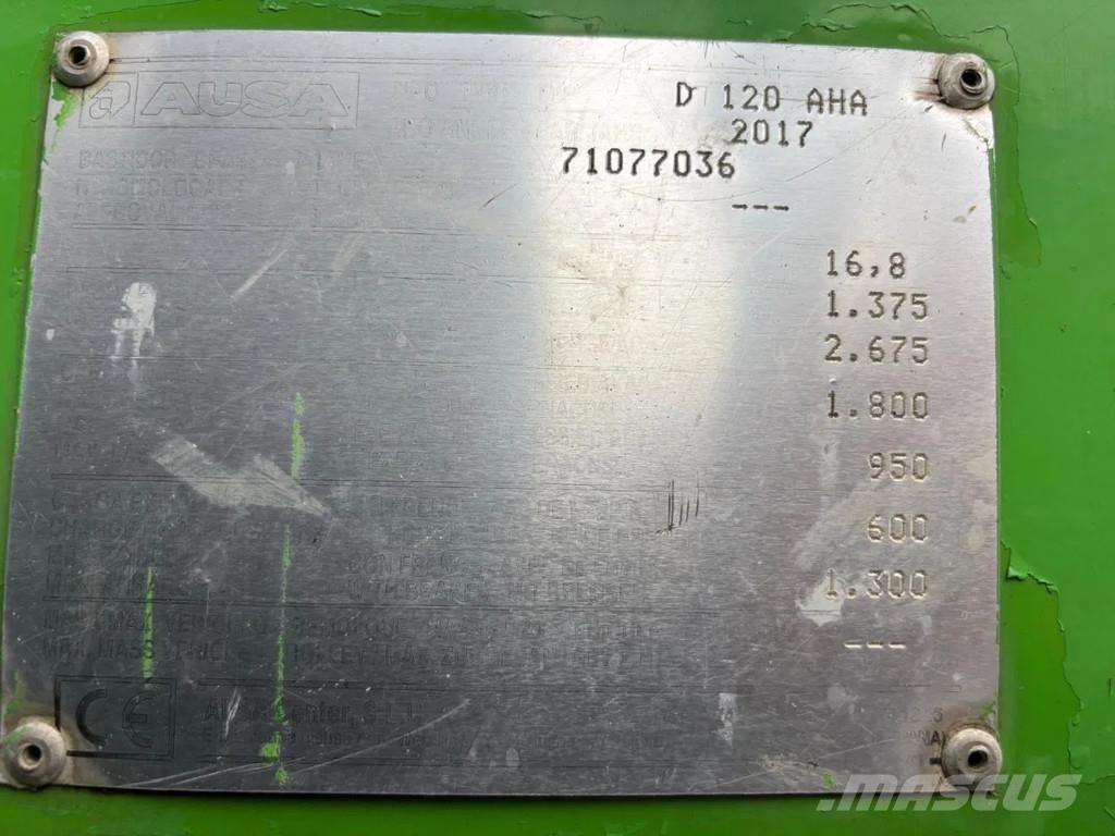 Ausa D120AHA Artikulētie pašizgāzēji