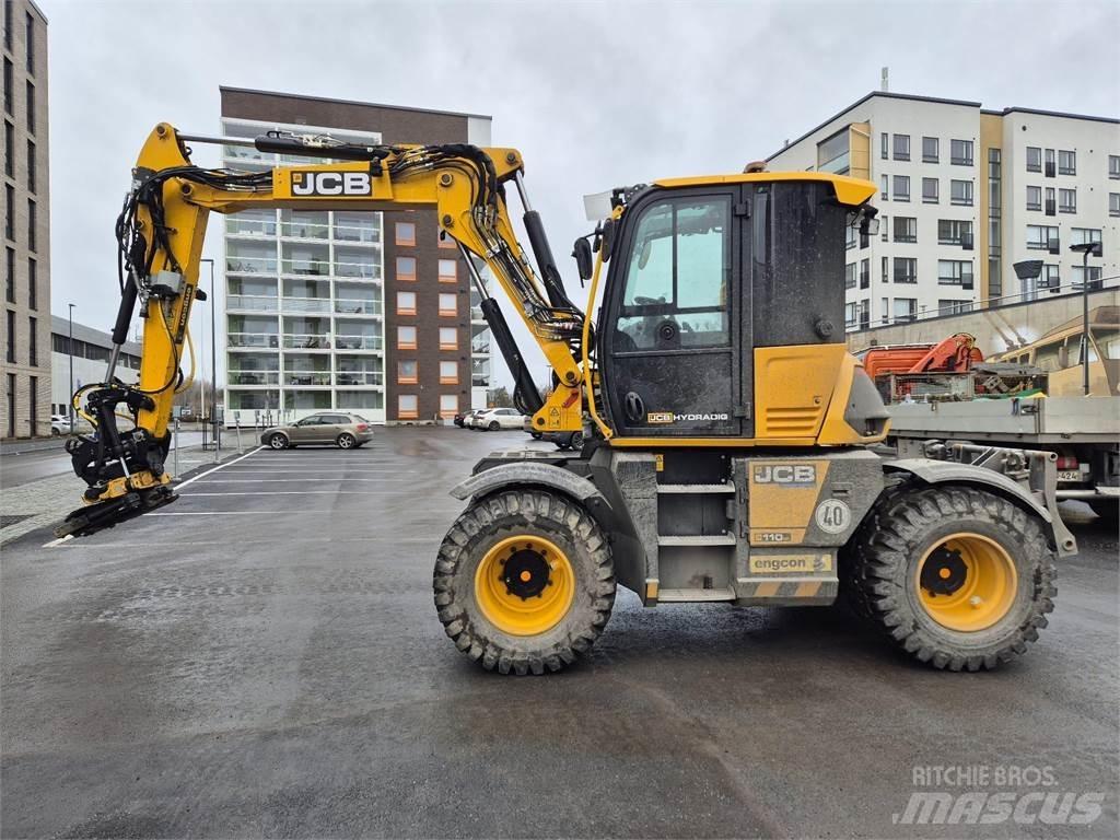JCB Hydradig 110W Ekskavatori uz riteņiem