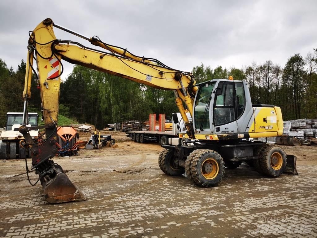 New Holland MH 5.6 Ekskavatori uz riteņiem