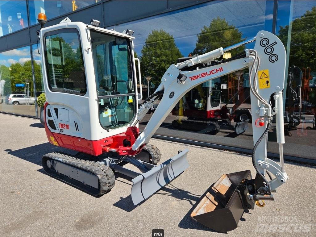 Takeuchi TB 216 Mini ekskavatori < 7 t