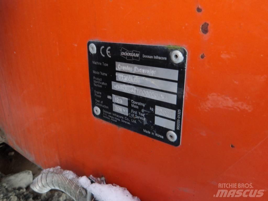 Doosan DX 235 LCR Kāpurķēžu ekskavatori