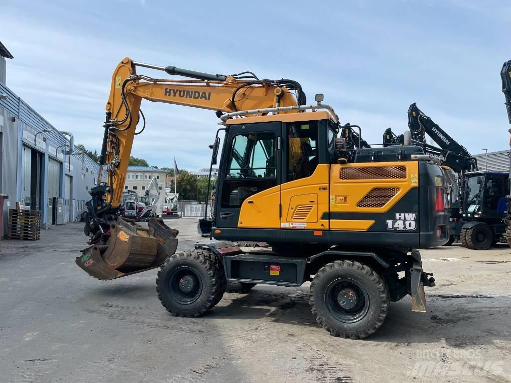 Hyundai HW140 Ekskavatori uz riteņiem