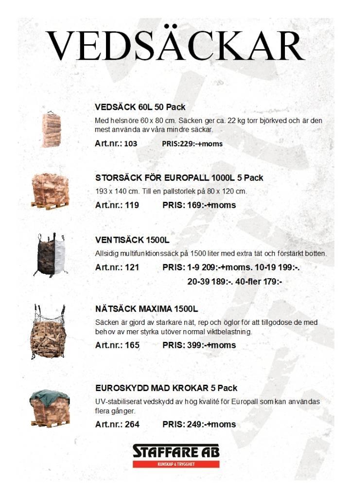  Vedsäck Espegard 119 Koka šķēlēji, frēzes, šķeldotāji