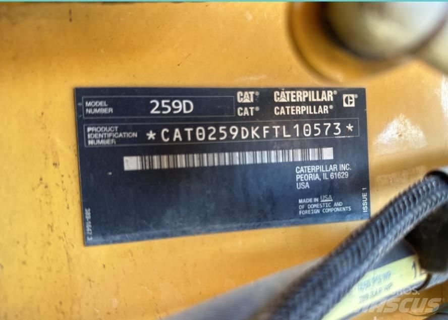 CAT 259 D Lietoti riteņu kompaktiekrāvēji