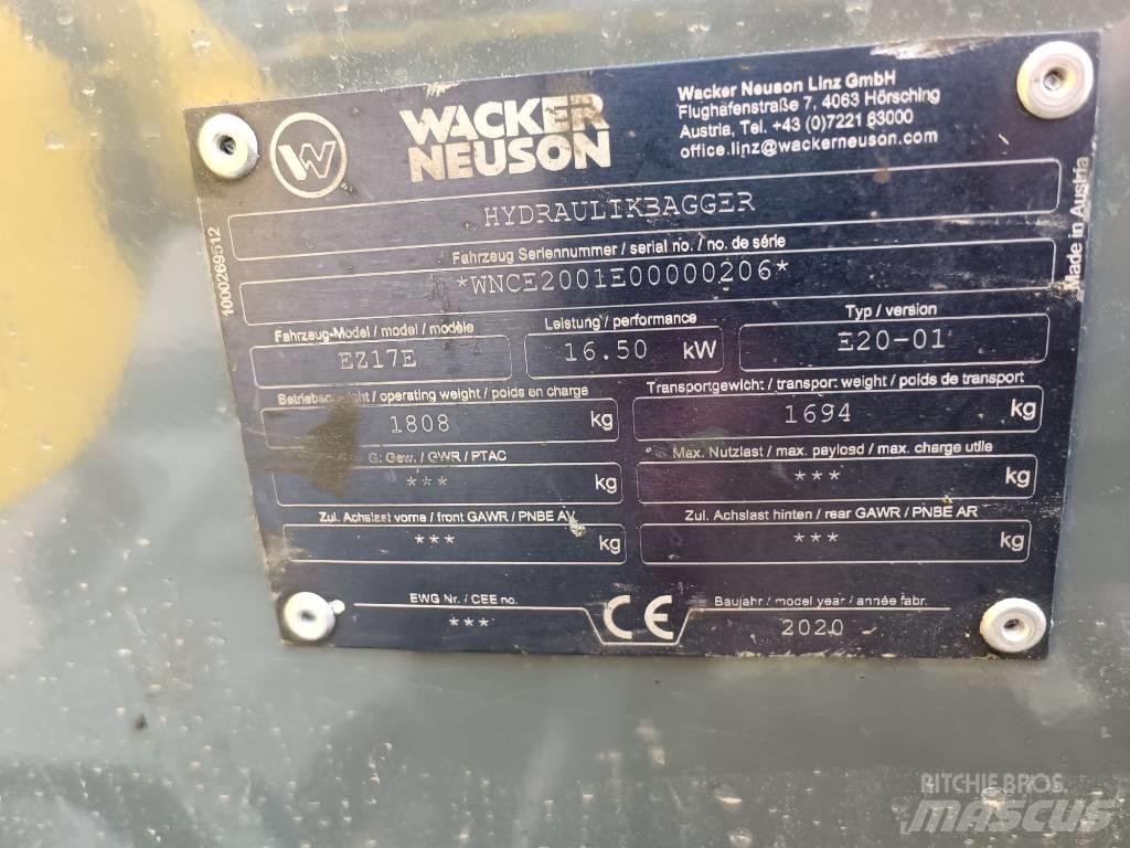 Wacker Neuson EZ17e Kāpurķēžu ekskavatori