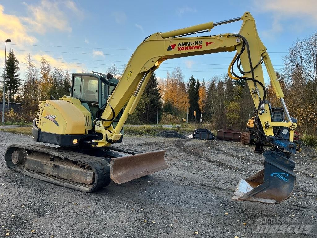 Yanmar SV 100 Vidēja lieluma ekskavatori 7 t - 12 t